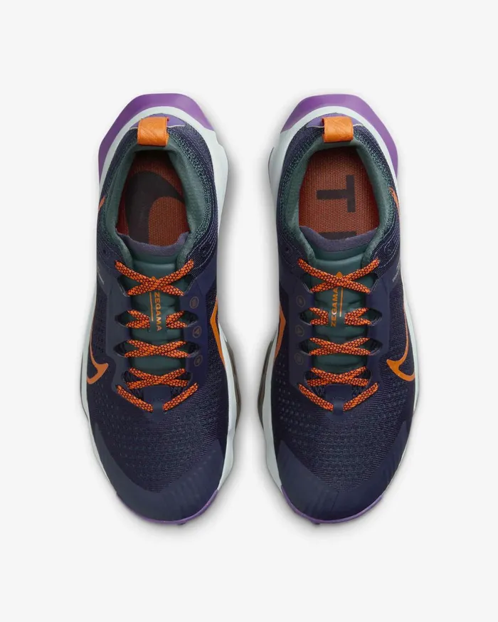 All Shoes Men Nike Zegama Purple Inkdeep Junglepurple Cosmossafety Orange
