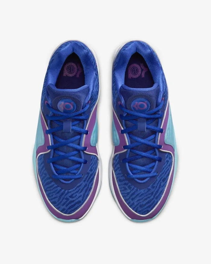 All Shoes WomenMen Nike KD16 Deep Royalmetallic Silverhyper Royalvivid Purple