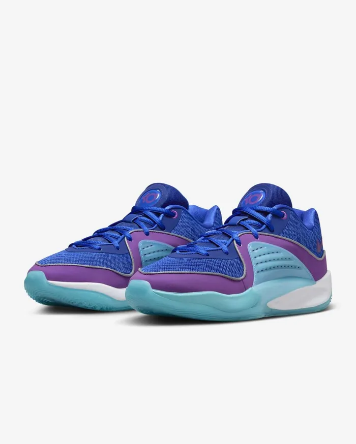 All Shoes WomenMen Nike KD16 Deep Royalmetallic Silverhyper Royalvivid Purple