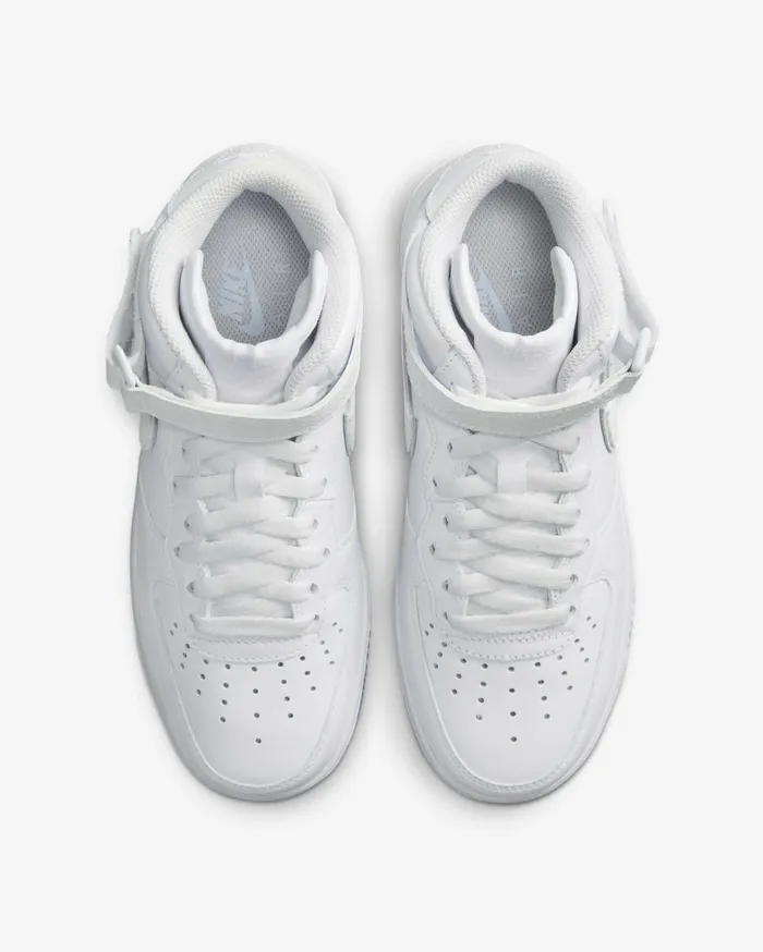 All Shoes Women Nike Air Force 1 Mid Whitewhite
