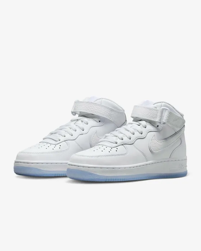 All Shoes Women Nike Air Force 1 Mid Whitewhite