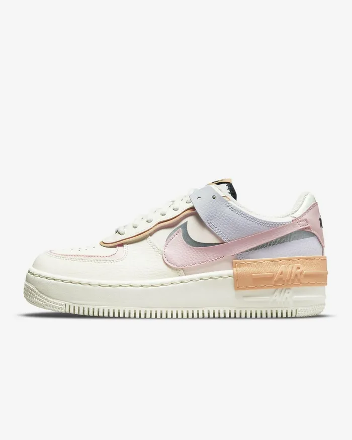 All Shoes Women Nike Air Force 1 Shadow Sailorange Chalkdark Obsidianpink Glaze