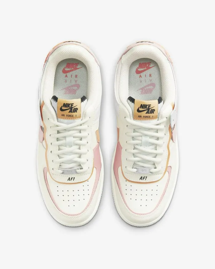 All Shoes Women Nike Air Force 1 Shadow Sailorange Chalkdark Obsidianpink Glaze