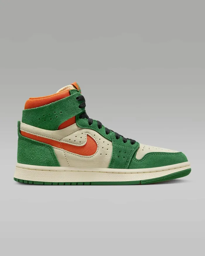 All Shoes Women Nike Air Jordan 1 Zoom CMFT 2 Pine Greenmuslinblackorange Blaze