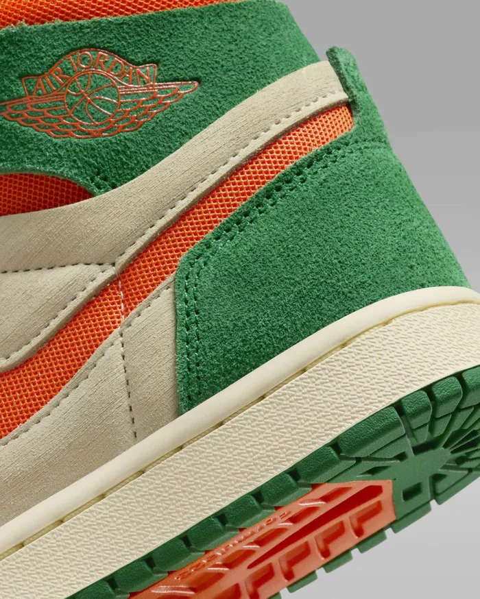 All Shoes Women Nike Air Jordan 1 Zoom CMFT 2 Pine Greenmuslinblackorange Blaze
