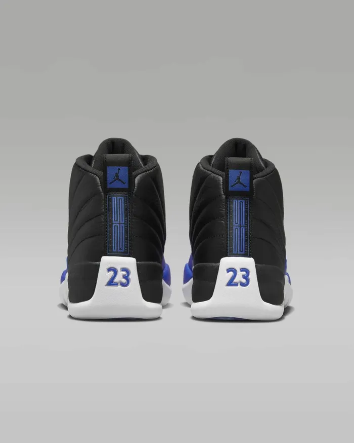 All Shoes Women Nike Air Jordan 12 Retro Blackmetallic Silverwhitehyper Royal