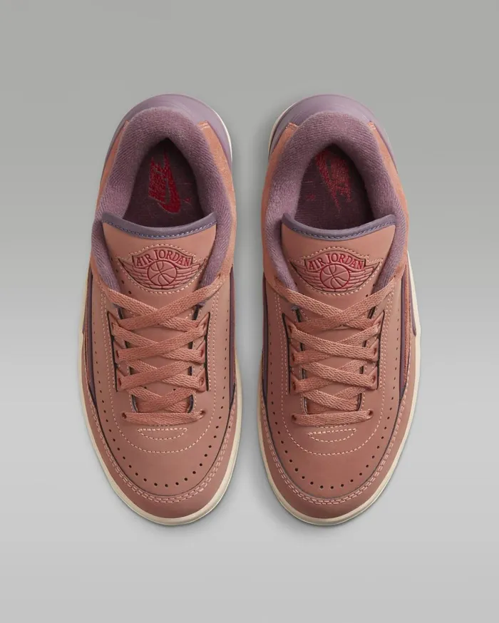 All Shoes Women Nike Air Jordan 2 Retro Low Sky J Orangesky J Mauveguava Icevarsity Red