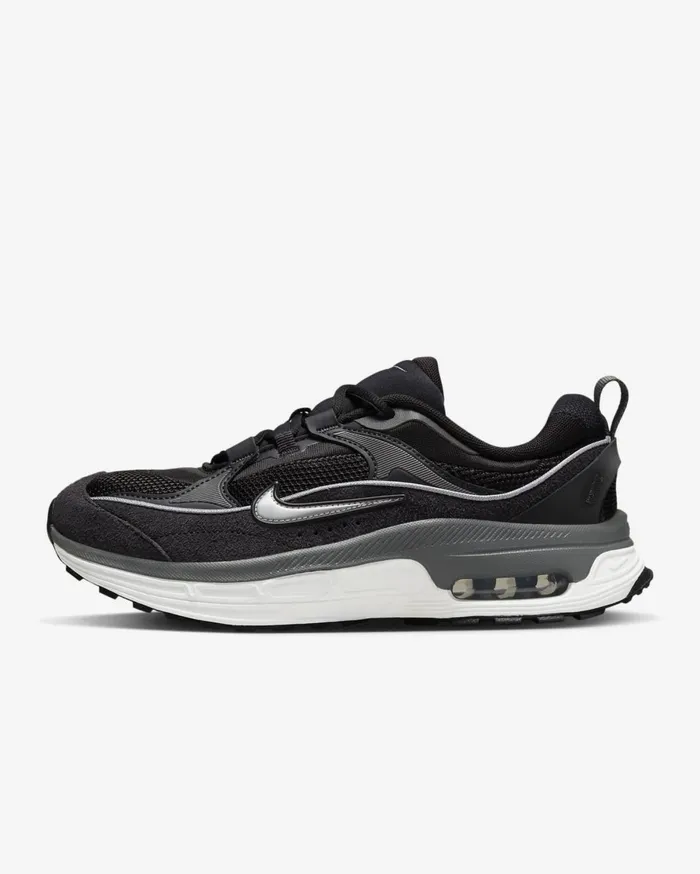 All Shoes Women Nike Air Max Bliss Blackoil Greyiron Greymetallic Silver
