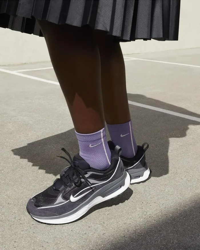 All Shoes Women Nike Air Max Bliss Blackoil Greyiron Greymetallic Silver