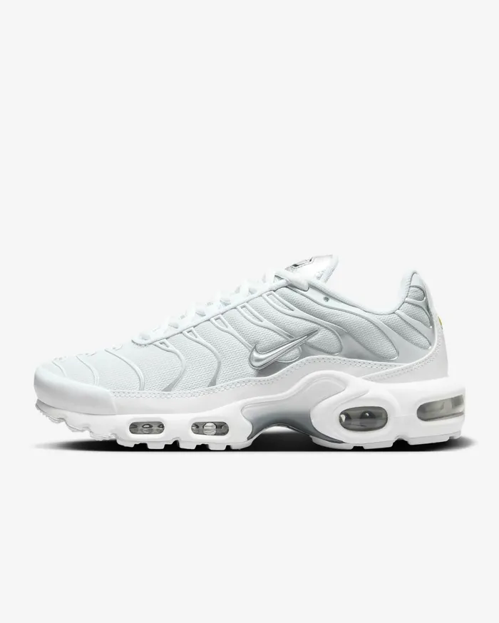 All Shoes Women Nike Air Max Plus Whitemetallic Silversailpure Platinum