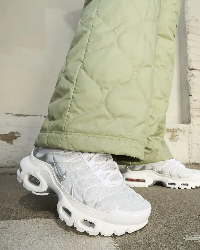 All Shoes Women Nike Air Max Plus Whitemetallic Silversailpure Platinum