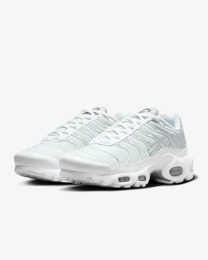 All Shoes Women Nike Air Max Plus Whitemetallic Silversailpure Platinum