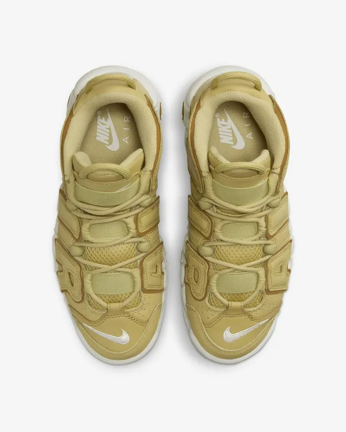 All Shoes Women Nike Air More Uptempo Buff Goldsailbronzine