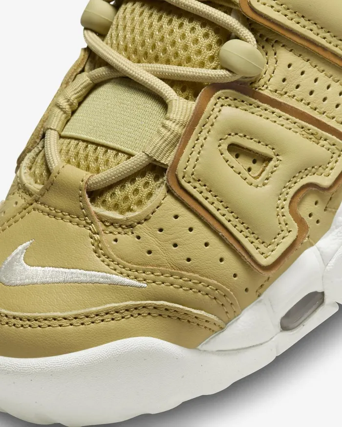 All Shoes Women Nike Air More Uptempo Buff Goldsailbronzine