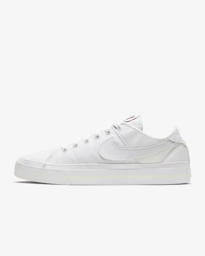 All Shoes Women Nike NikeCourt Legacy Canvas Whitesummit Whitewhite