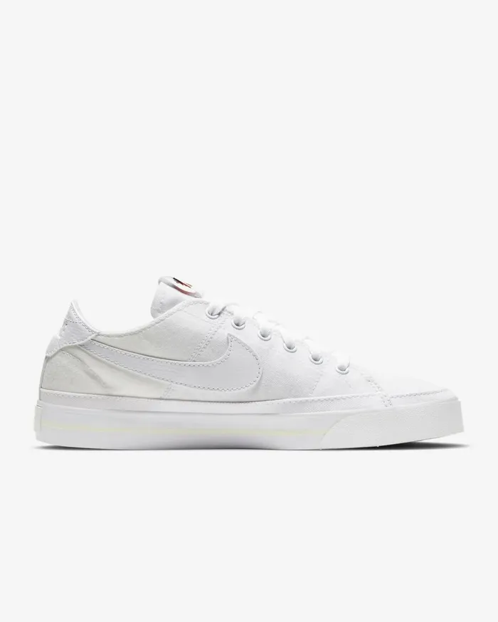All Shoes Women Nike NikeCourt Legacy Canvas Whitesummit Whitewhite