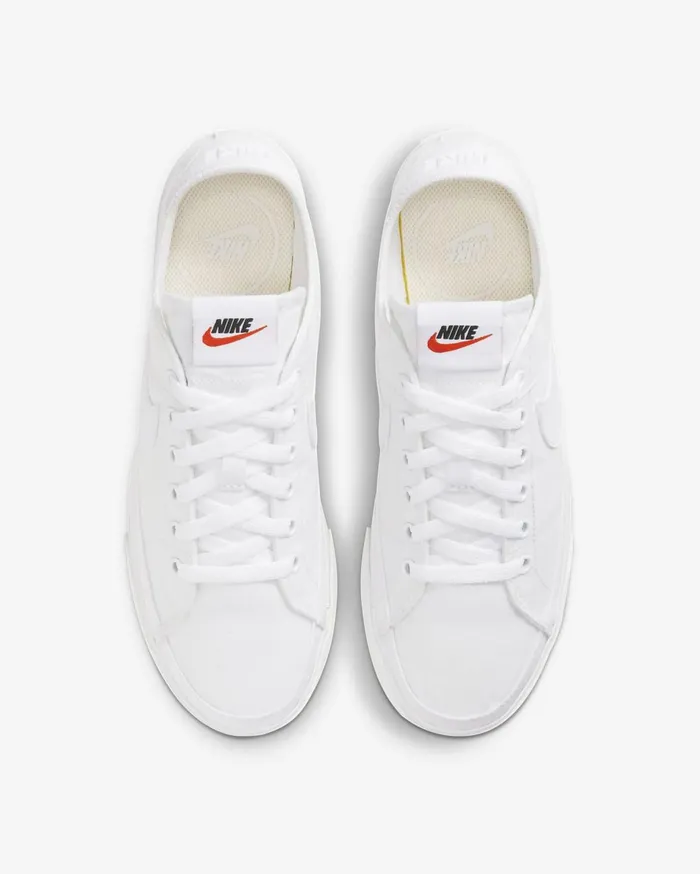 All Shoes Women Nike NikeCourt Legacy Canvas Whitesummit Whitewhite