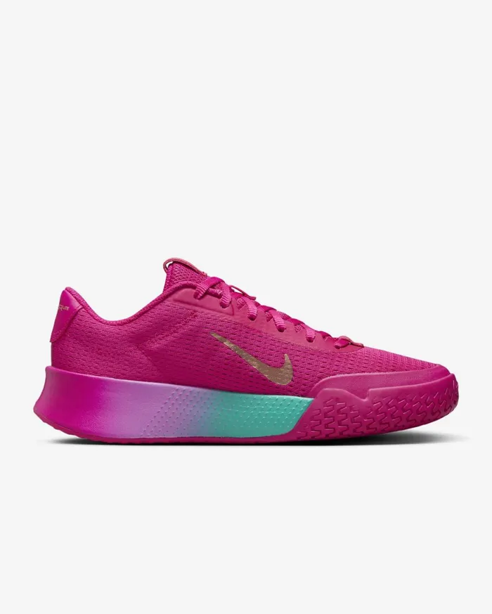 All Shoes Women Nike NikeCourt Vapor Lite 2 Premium Fireberrymulticolourfierce Pinkmetallic Red Bronze
