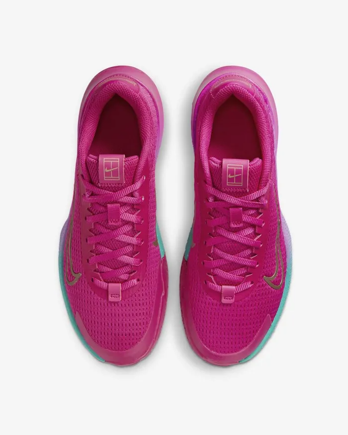 All Shoes Women Nike NikeCourt Vapor Lite 2 Premium Fireberrymulticolourfierce Pinkmetallic Red Bronze