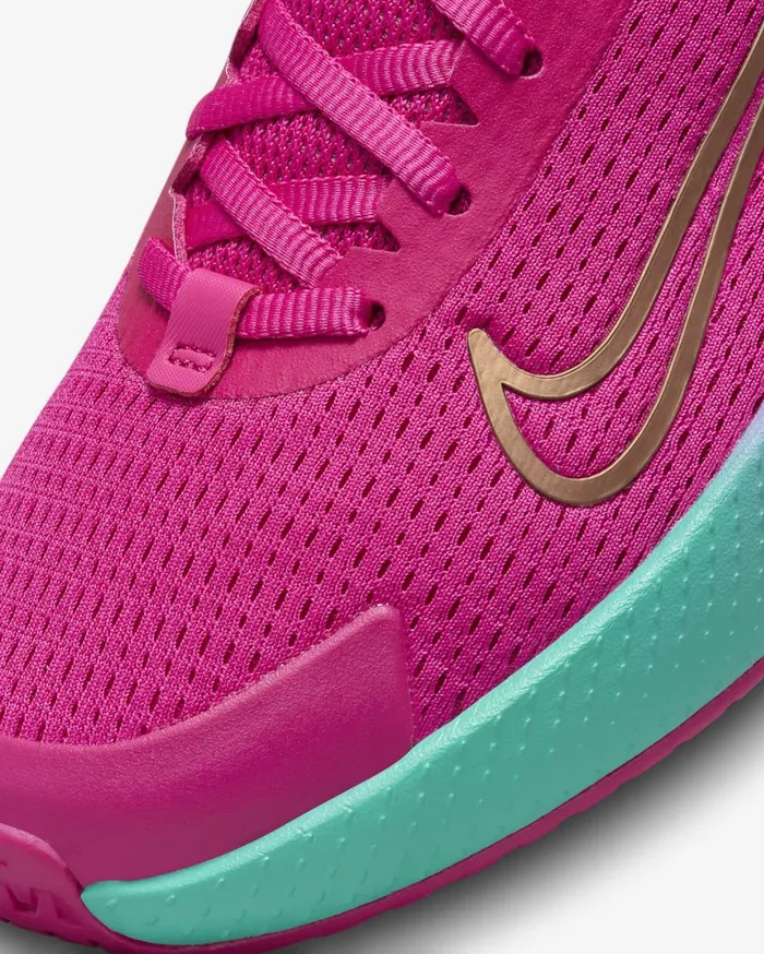 All Shoes Women Nike NikeCourt Vapor Lite 2 Premium Fireberrymulticolourfierce Pinkmetallic Red Bronze