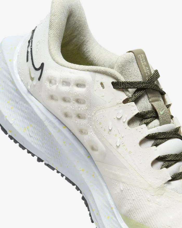 All Shoes Women Nike Pegasus Shield Pale Ivoryneutral Oliveluminous Greenblack