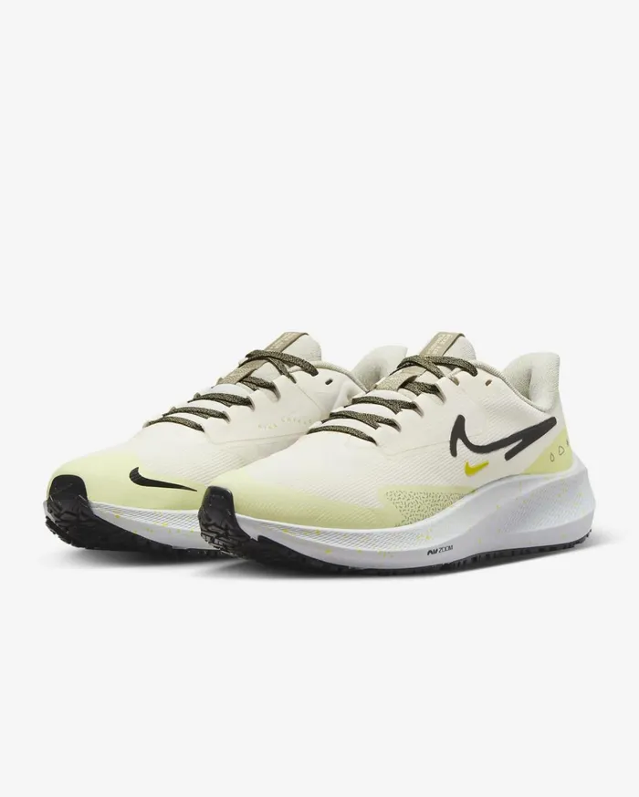 All Shoes Women Nike Pegasus Shield Pale Ivoryneutral Oliveluminous Greenblack