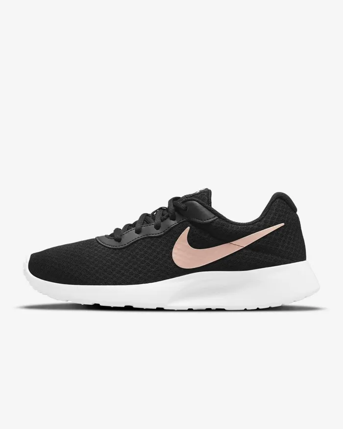 All Shoes Women Nike Tanjun Blackbarely Voltwhitemetallic Red Bronze