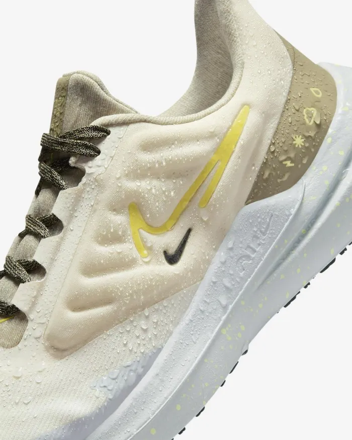 All Sports Women Nike Air Winflo 9 Shield Pale Ivoryneutral Olivesea Glasshigh Voltage