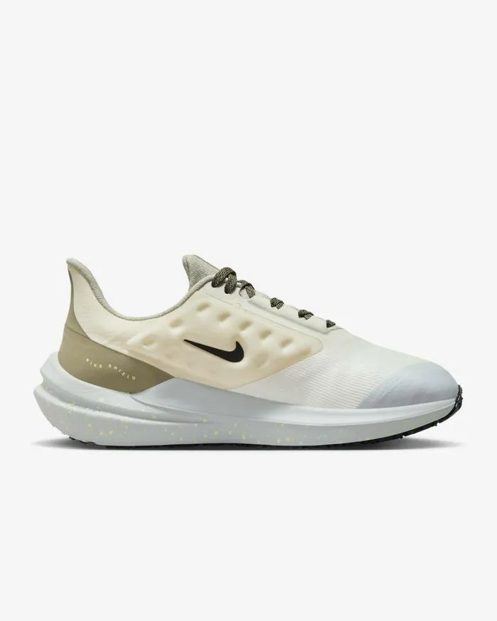 All Sports Women Nike Air Winflo 9 Shield Pale Ivoryneutral Olivesea Glasshigh Voltage