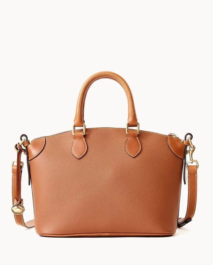 All Weather Leather 30 Domed Satchel 30 Caramel Women Dooney and Bourke Satchels All Weather Leather 30 Domed Satchel 30 Caramel Women Dooney and Bourke Satchels