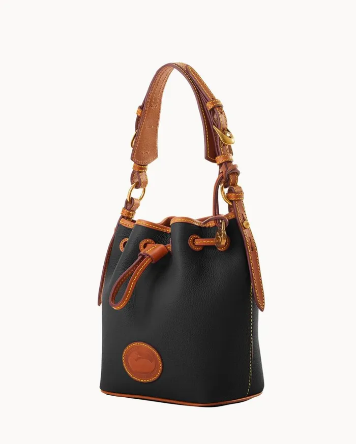 All Weather Leather 30 Mini Drawstring 17 Black Women Dooney and Bourke Mini Bags All Weather Leather 30 Mini Drawstring 17 Black Women Dooney and Bourke Mini Bags
