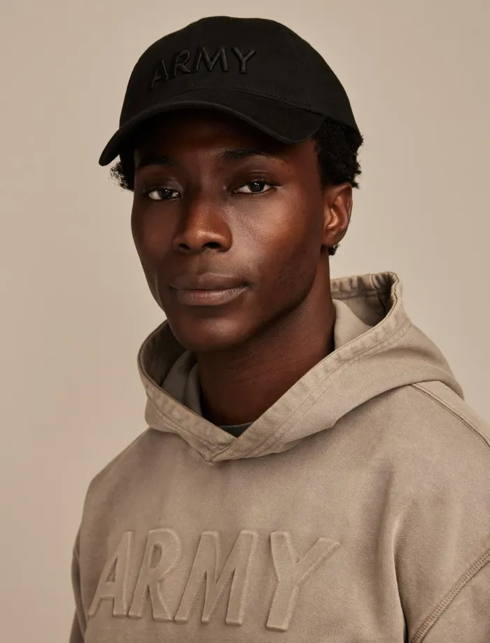 Army Baseball Cap Black Men Lucky Brand Hats