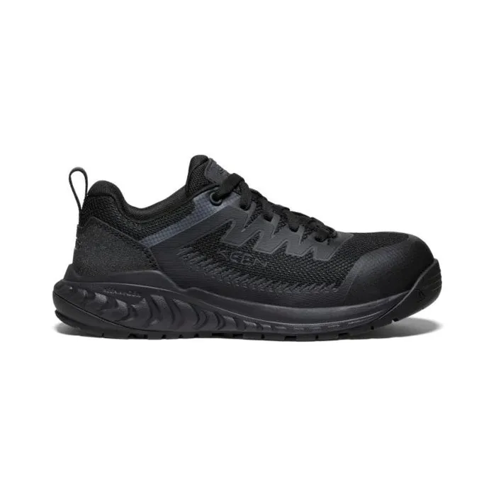 Arvada CarbonFiber Toe Black Work Shoe Women KEEN Work Boots and Shoes
