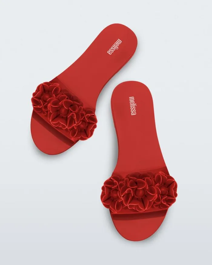 Babe Springtime Red Women Melissa Slides