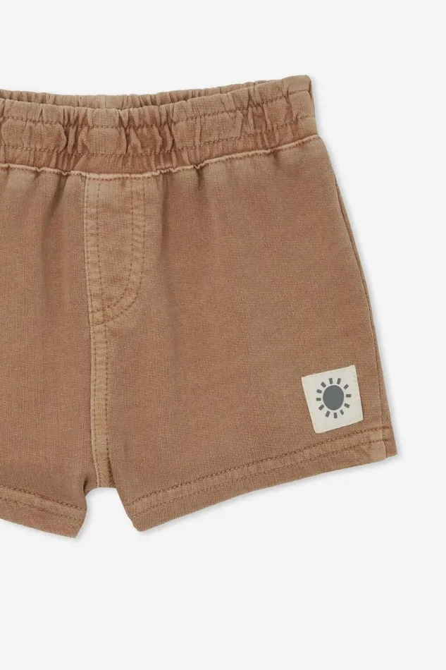 Baby Bottoms Cotton On Frankie Short Taupy Brown Baby Bottoms Cotton On Frankie Short Taupy Brown