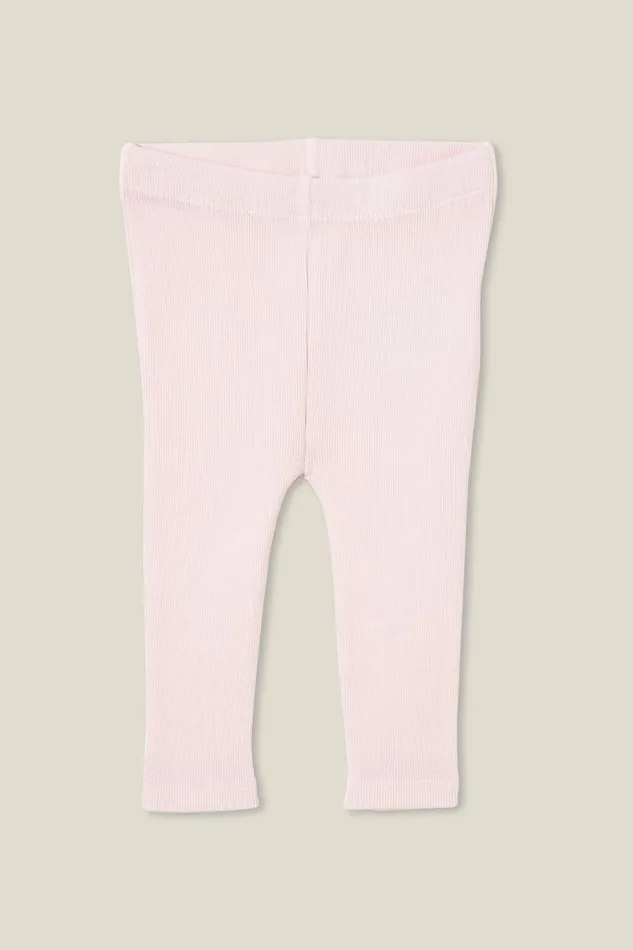 Baby Bottoms Cotton On The Row Rib Skinny Legging Ballerina Wash