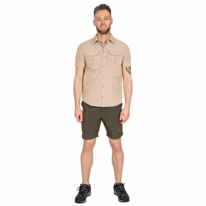 Baddenotch Travel Shirt Wheat Men Trespass Shirts