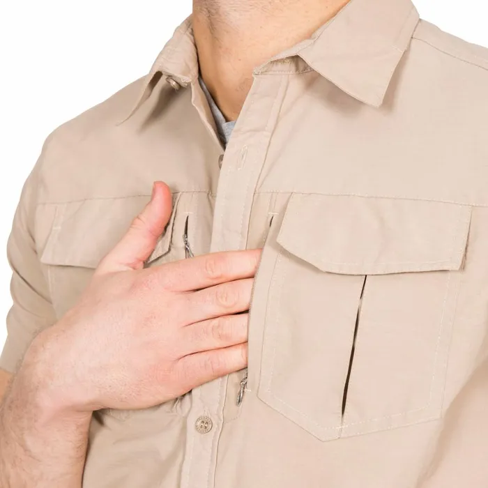 Baddenotch Travel Shirt Wheat Men Trespass Shirts