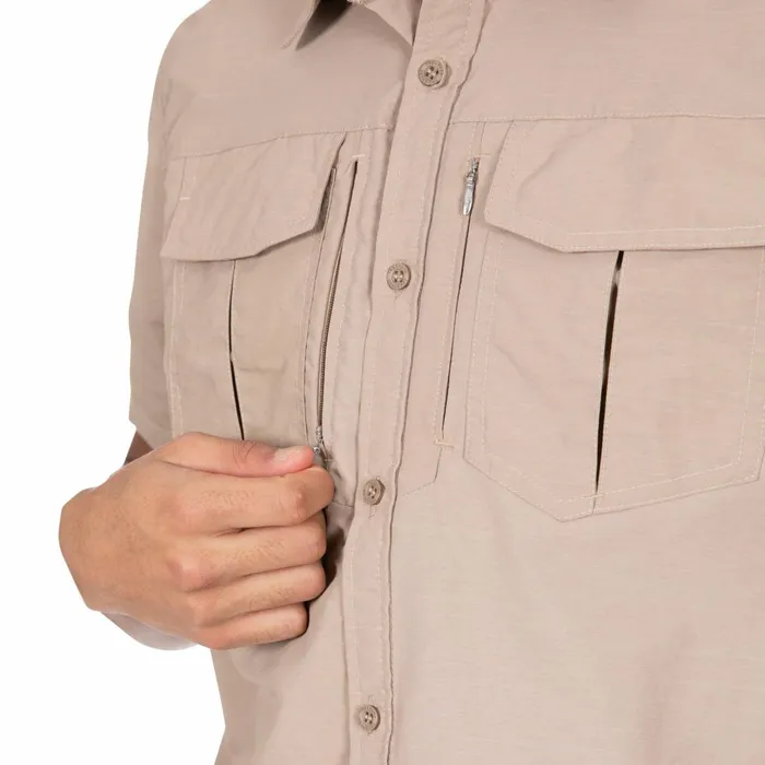 Baddenotch Travel Shirt Wheat Men Trespass Shirts