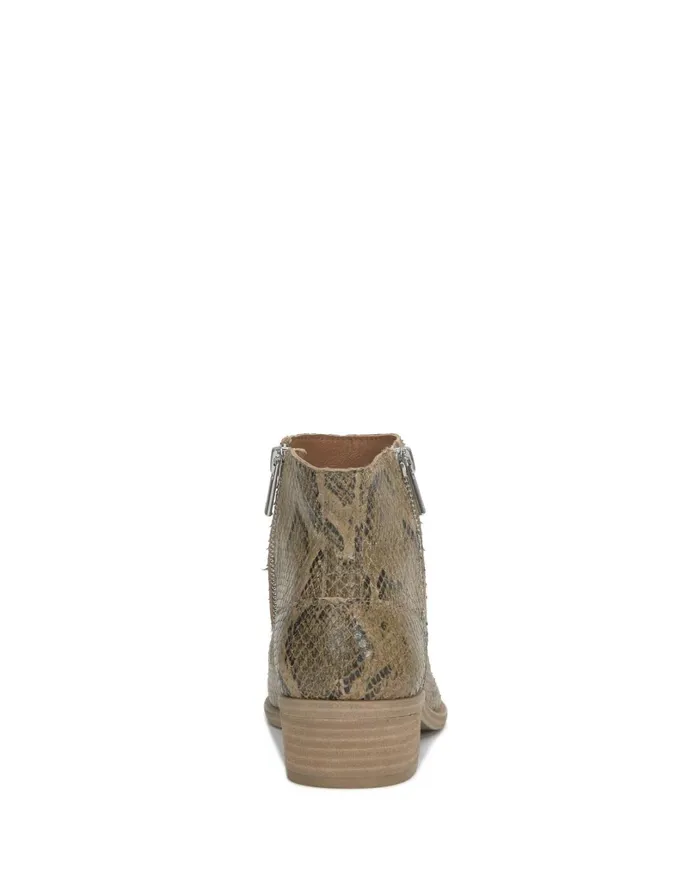 Baelee Stacked Heel Bootie Medium Beige Women Lucky Brand Shoes