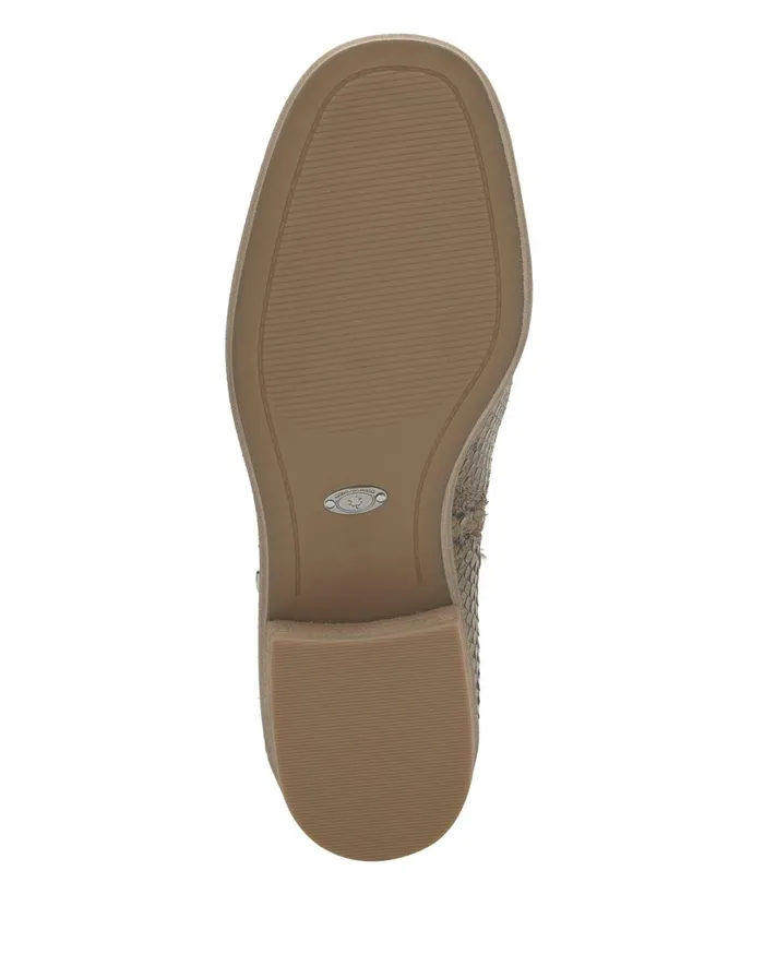 Baelee Stacked Heel Bootie Medium Beige Women Lucky Brand Shoes