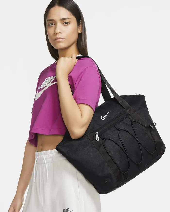 Bags And Backpacks Women Nike One Blackblackwhite