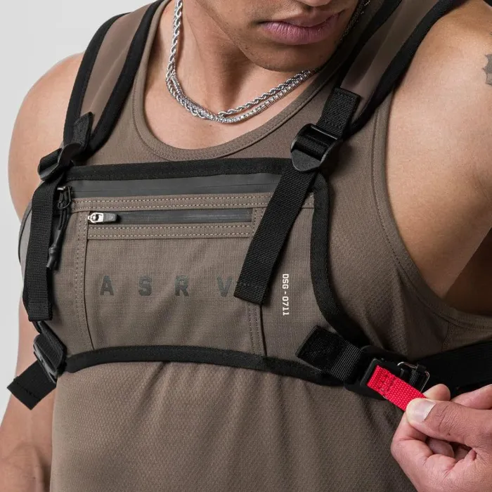 Bags Men ASRV Cordura Lightweight Chest Pack Deep Taupe