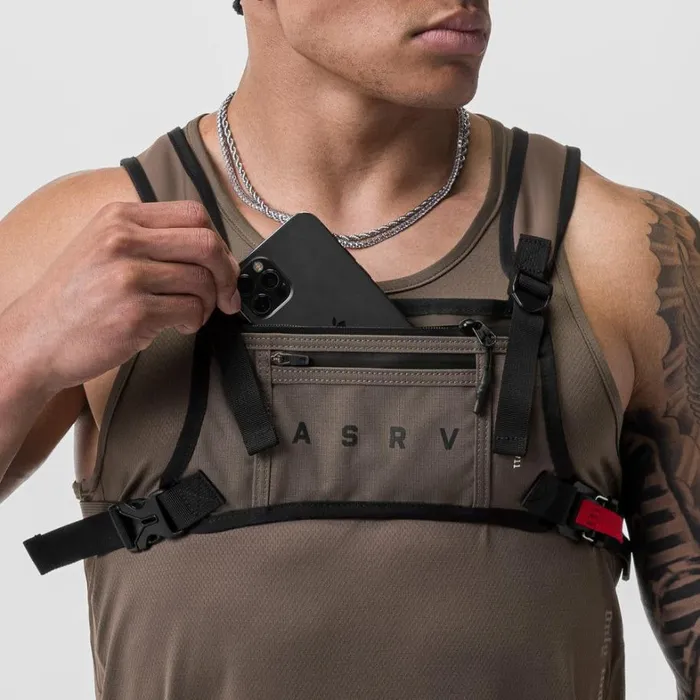 Bags Men ASRV Cordura Lightweight Chest Pack Deep Taupe