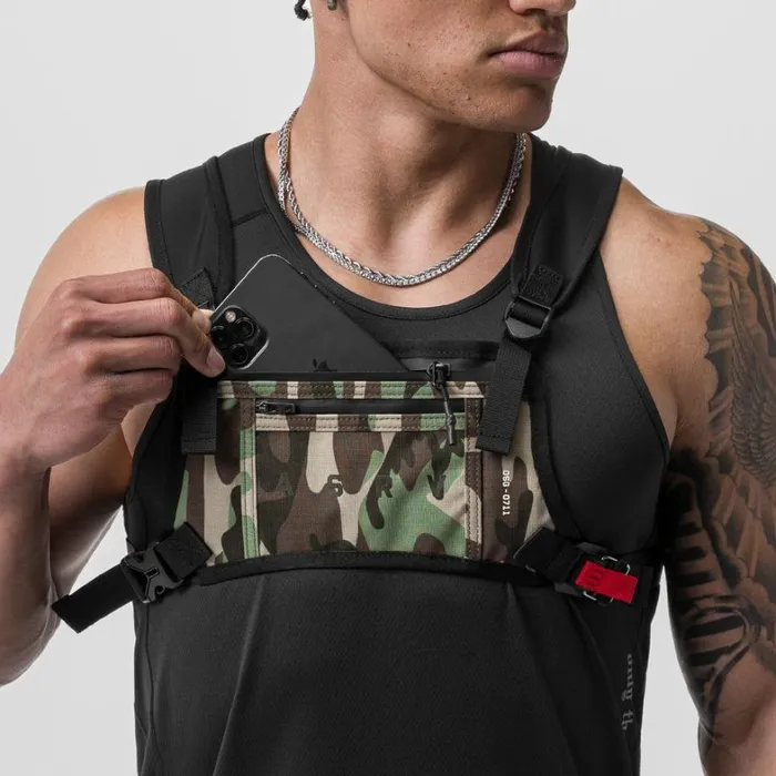 Bags Men ASRV Cordura Lightweight Chest Pack Woodland Camo