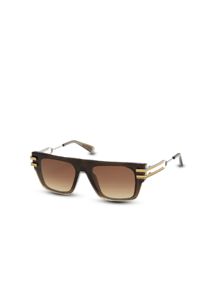 Balmain Eyewear WomenMen Soldat Sunglasses Brown