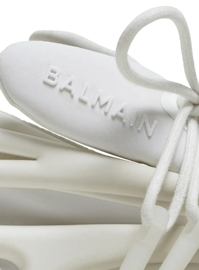 Balmain Sneakers Women Unicorn Sneakers In Neoprene And Leather White