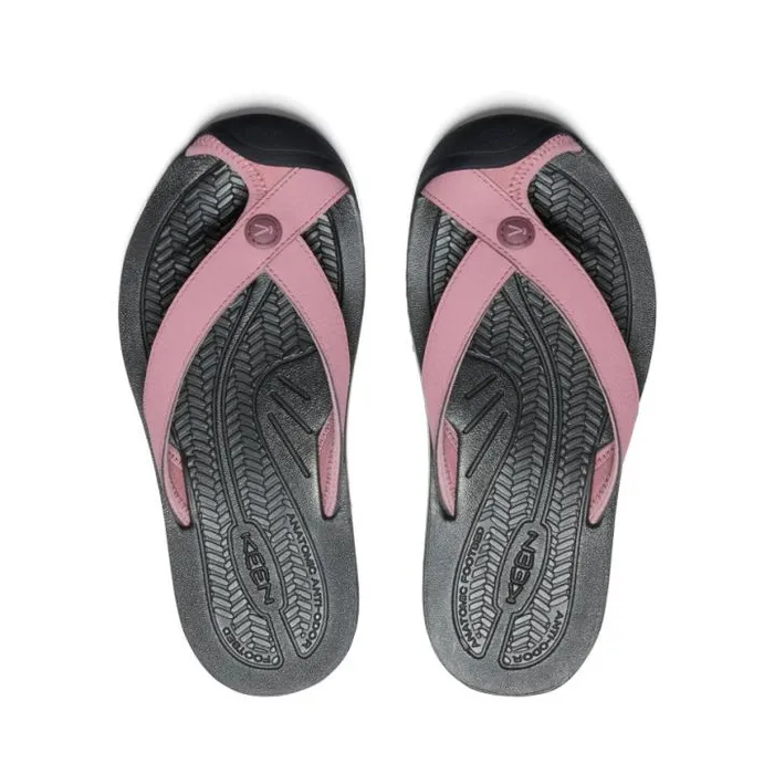Barbados Nostalgia RoseBrindle Leather FlipFlop Women KEEN Casual Barbados Nostalgia RoseBrindle Leather FlipFlop Women KEEN Casual