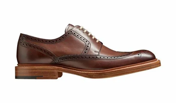 Barker Shoes Bailey 8211 Ebony Hand Painted 8211 Derby Shoe Men Ebony Hand Painted 8211 Derby Shoe Men Mens