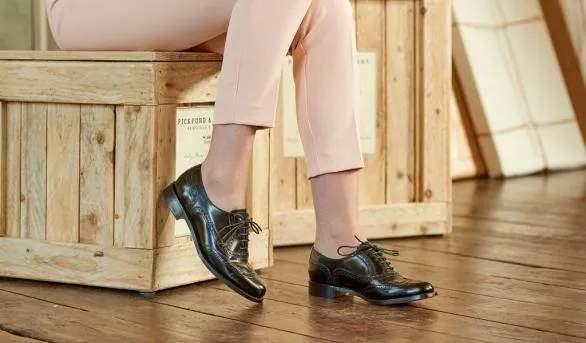 Barker Shoes Freya 8211 Pink Suede Women Brogue Shoe Pink Suede Women Brogue Shoe Womens